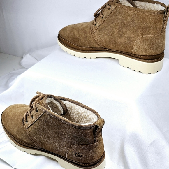 Sz 11 Men's UGG Neuland boot suede chestnut brown - Picture 5 of 7